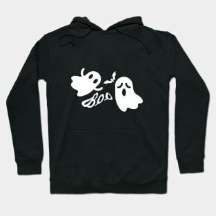 Airy White Halloween Ghosts Hoodie